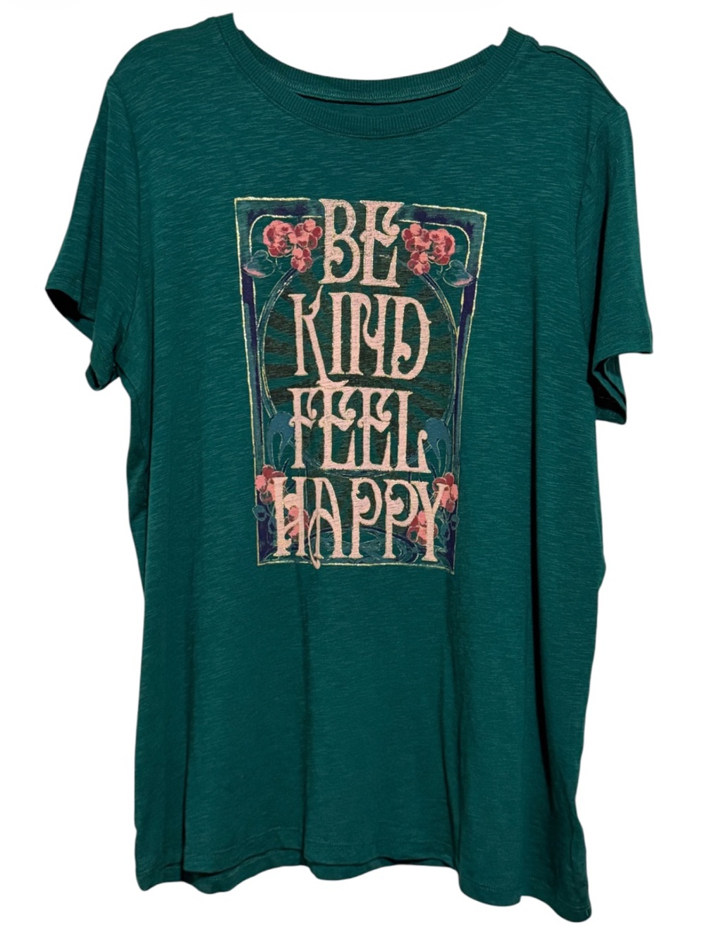 Torrid Be Kind Vintage Super Soft Slub Crew Neck Tee NWT